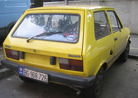 yellow Yugo