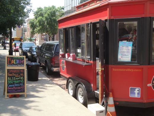 The Bacon Trolley in Downtown St. Paul